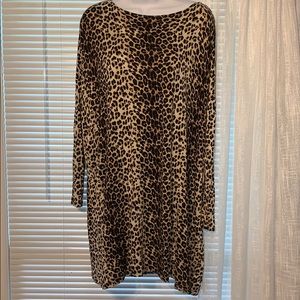 Boutique brand leopard print dress